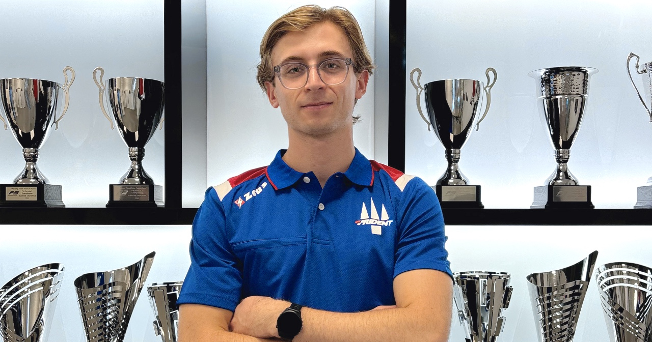 MAX ESTERSON DEBUTTA NEL CAMPIONATO FIA DI F2 CON TRIDENT