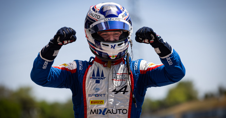 Hungaroring, De Palo on the podium in race 2