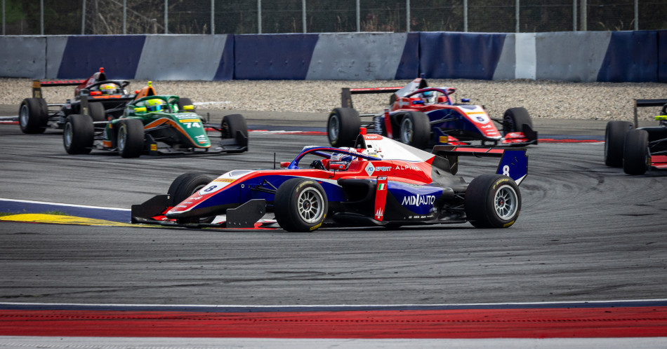 De Palo unlucky, Bhirombhakdi scores points in Race 2 at the Red Bull Ring