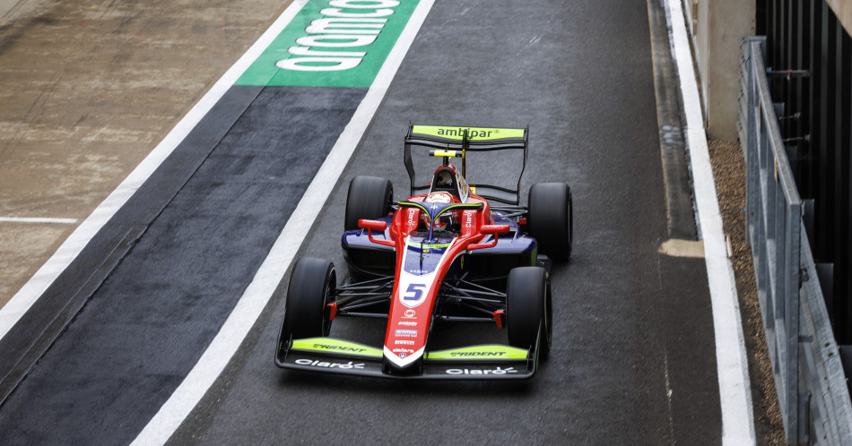 Silverstone, no points in a race impacted by rain